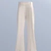 Pantalones de esquí elásticos, acampanados y de talle alto, resistentes al agua Pantalones de esquí elásticos, acampanados y de talle alto, resistentes al agua