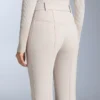 Pantalones de esquí elásticos, acampanados y de talle alto, resistentes al agua Pantalones de esquí elásticos, acampanados y de talle alto, resistentes al agua