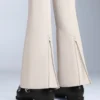 Pantalones de esquí elásticos, acampanados y de talle alto, resistentes al agua Pantalones de esquí elásticos, acampanados y de talle alto, resistentes al agua