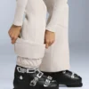 Pantalones de esquí elásticos, acampanados y de talle alto, resistentes al agua Pantalones de esquí elásticos, acampanados y de talle alto, resistentes al agua