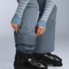 Pantalones de esquí elásticos, acampanados y de talle alto, resistentes al agua Pantalones de esquí elásticos, acampanados y de talle alto, resistentes al agua