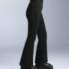 Pantalones de esquí elásticos, acampanados y de talle alto, resistentes al agua Pantalones de esquí elásticos, acampanados y de talle alto, resistentes al agua