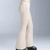Pantalones de esquí elásticos, acampanados y de talle alto, resistentes al agua Pantalones de esquí elásticos, acampanados y de talle alto, resistentes al agua