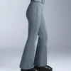 Pantalones de esquí elásticos, acampanados y de talle alto, resistentes al agua Pantalones de esquí elásticos, acampanados y de talle alto, resistentes al agua