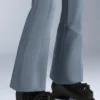 Pantalones de esquí elásticos, acampanados y de talle alto, resistentes al agua Pantalones de esquí elásticos, acampanados y de talle alto, resistentes al agua