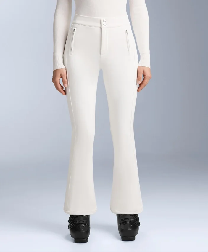 Pantalones de esquí elásticos acampanados y resistentes al agua Pantalones de esquí elásticos acampanados y resistentes al agua