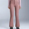 Pantalones de esquí elásticos acampanados y resistentes al agua Pantalones de esquí elásticos acampanados y resistentes al agua