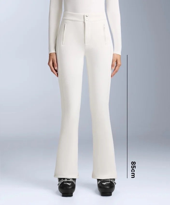 Pantalones de esquí elásticos, acampanados y resistentes al agua Pantalones de esquí elásticos, acampanados y resistentes al agua