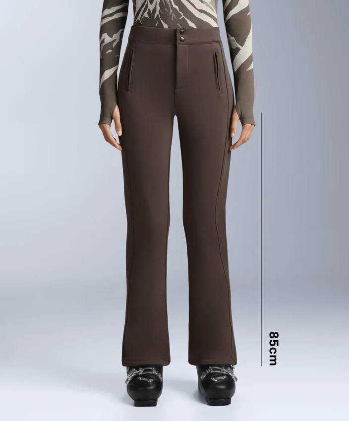 Pantalones de esquí elásticos, acampanados y resistentes al agua Pantalones de esquí elásticos, acampanados y resistentes al agua