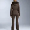 Pantalones de esquí elásticos acampanados y resistentes al agua Pantalones de esquí elásticos acampanados y resistentes al agua