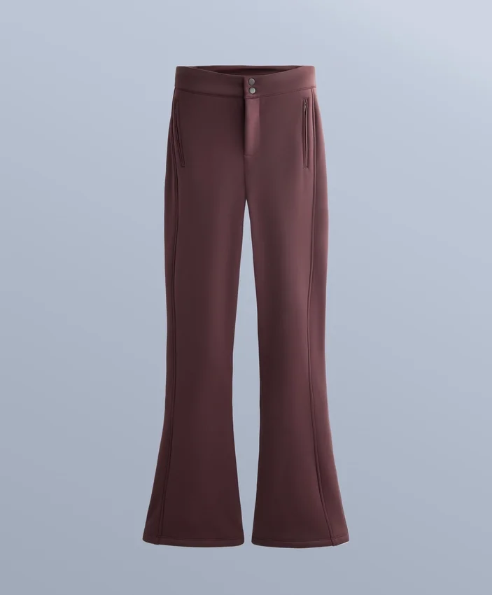 Pantalones de esquí elásticos acampanados y resistentes al agua Pantalones de esquí elásticos acampanados y resistentes al agua