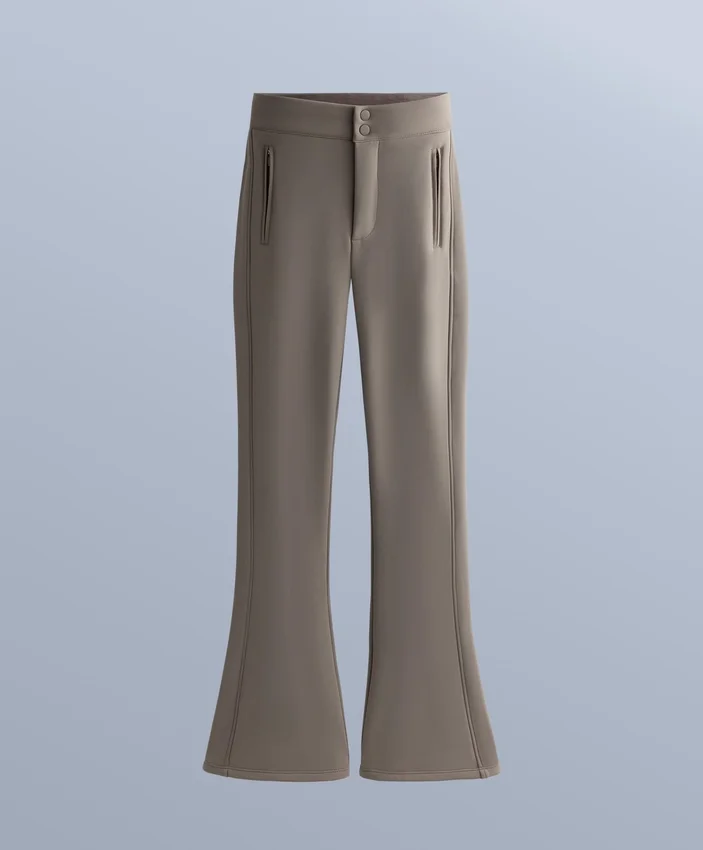 Pantalones de esquí elásticos acampanados y resistentes al agua Pantalones de esquí elásticos acampanados y resistentes al agua