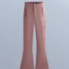Pantalones de esquí elásticos acampanados y resistentes al agua Pantalones de esquí elásticos acampanados y resistentes al agua