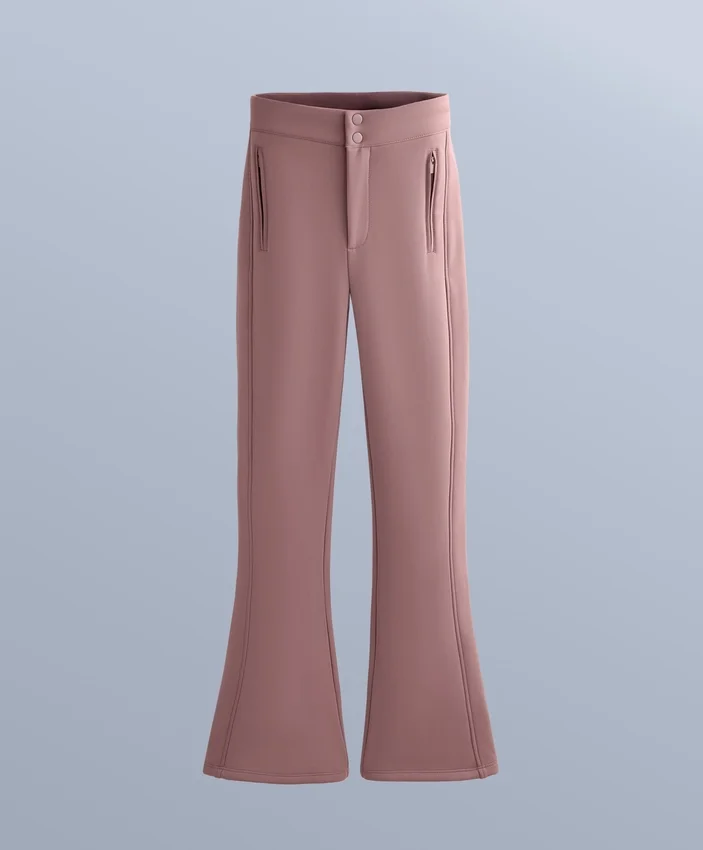 Pantalones de esquí elásticos acampanados y resistentes al agua Pantalones de esquí elásticos acampanados y resistentes al agua