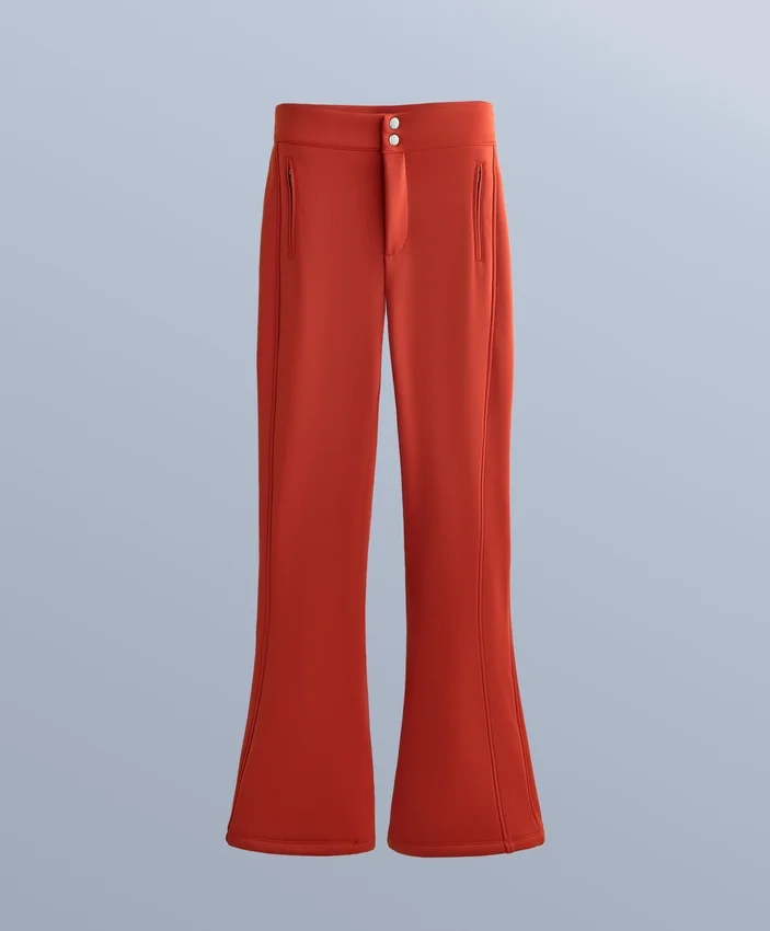 Pantalones de esquí elásticos acampanados y resistentes al agua Pantalones de esquí elásticos acampanados y resistentes al agua