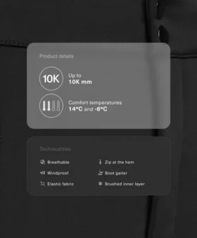 Pantalones de esquí elásticos acampanados y resistentes al agua