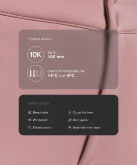 Pantalones de esquí elásticos acampanados y resistentes al agua