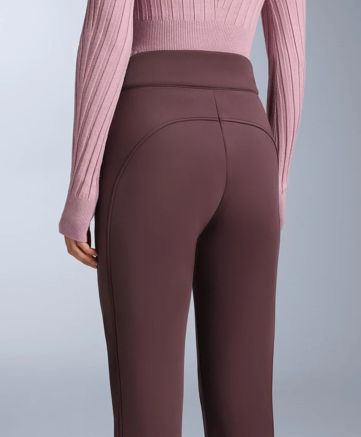 Pantalones de esquí elásticos acampanados y resistentes al agua Pantalones de esquí elásticos acampanados y resistentes al agua