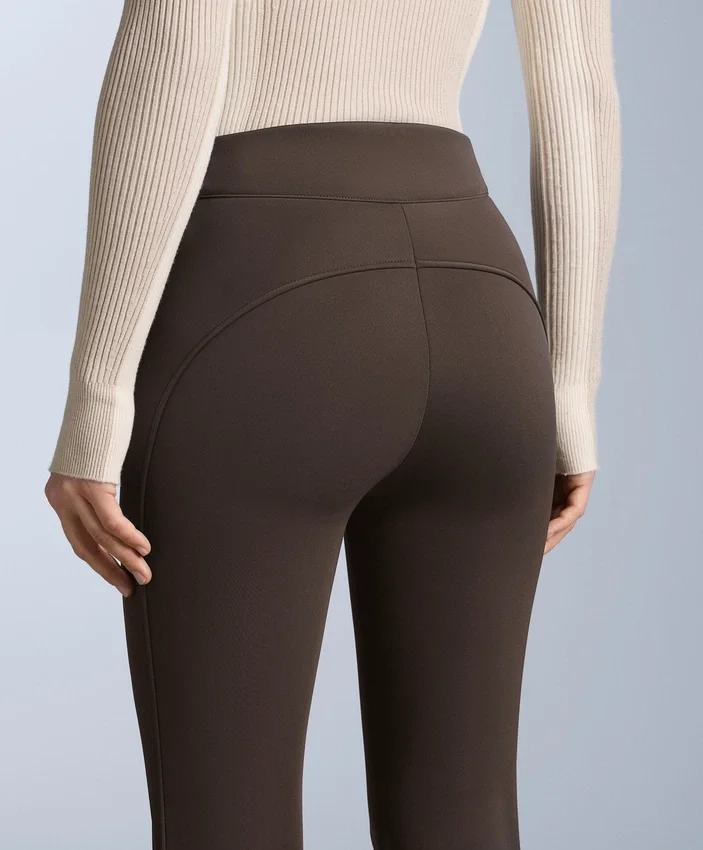 Pantalones de esquí elásticos acampanados y resistentes al agua Pantalones de esquí elásticos acampanados y resistentes al agua