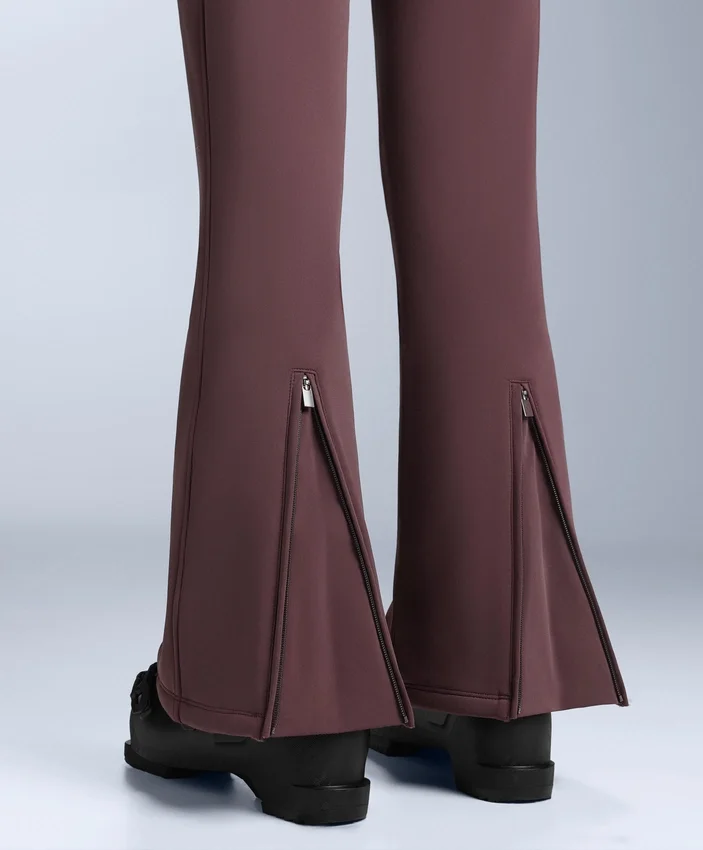 Pantalones de esquí elásticos acampanados y resistentes al agua Pantalones de esquí elásticos acampanados y resistentes al agua