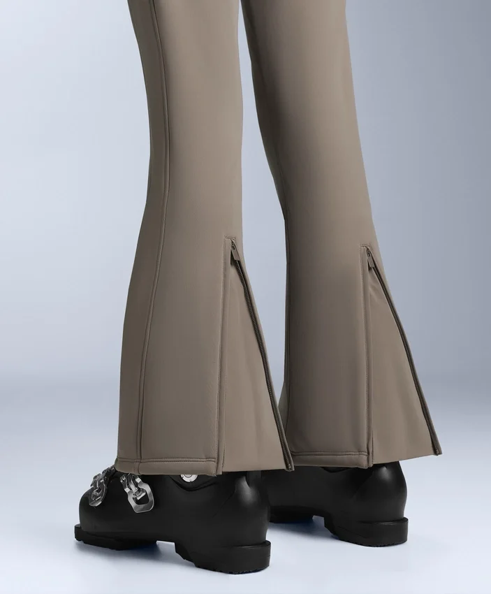 Pantalones de esquí elásticos acampanados y resistentes al agua Pantalones de esquí elásticos acampanados y resistentes al agua