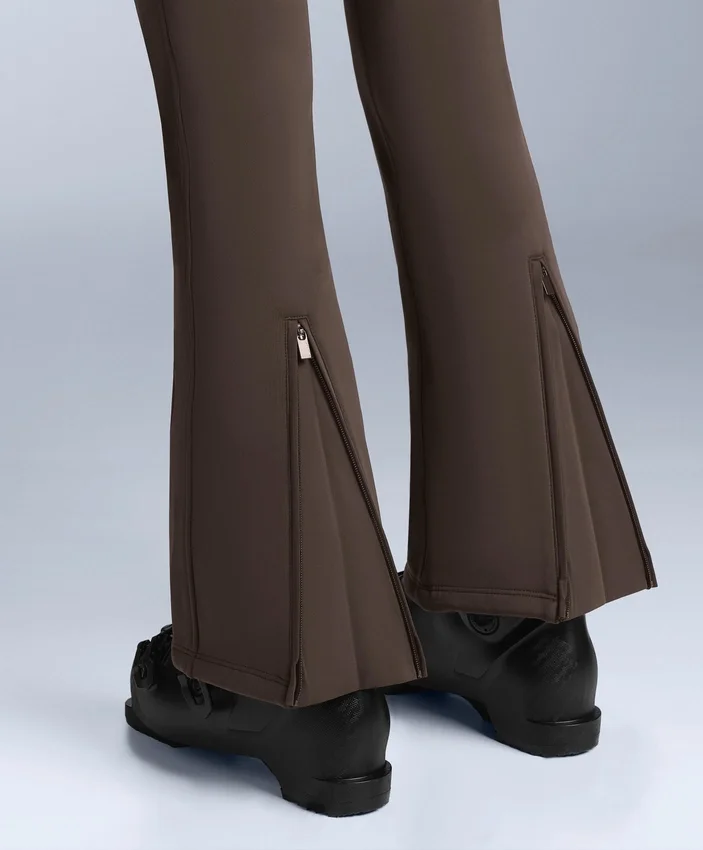 Pantalones de esquí elásticos acampanados y resistentes al agua Pantalones de esquí elásticos acampanados y resistentes al agua