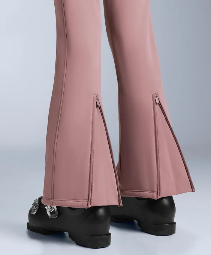 Pantalones de esquí elásticos acampanados y resistentes al agua Pantalones de esquí elásticos acampanados y resistentes al agua