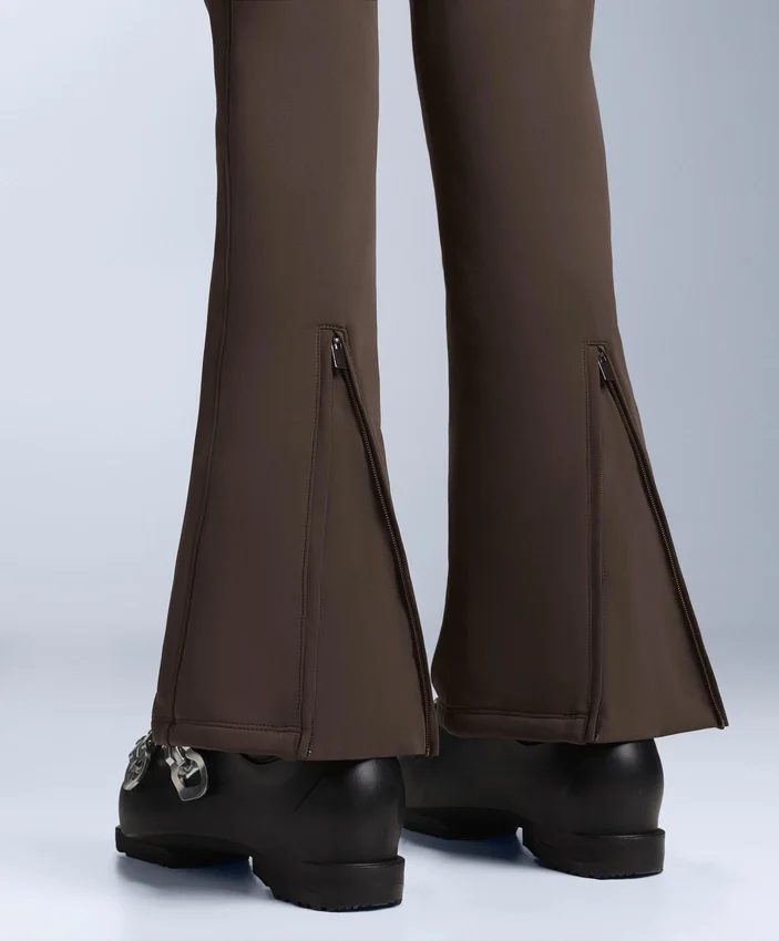 Pantalones de esquí elásticos, acampanados y resistentes al agua Pantalones de esquí elásticos, acampanados y resistentes al agua