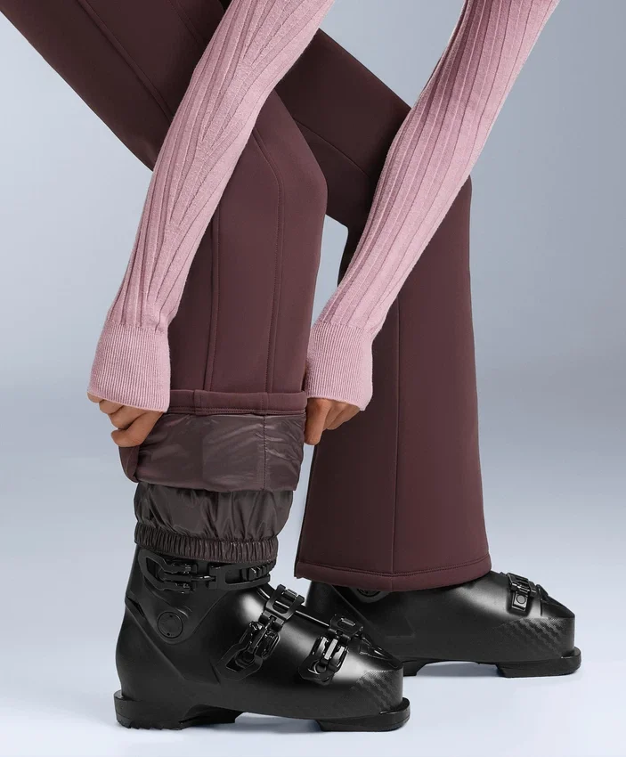 Pantalones de esquí elásticos acampanados y resistentes al agua Pantalones de esquí elásticos acampanados y resistentes al agua