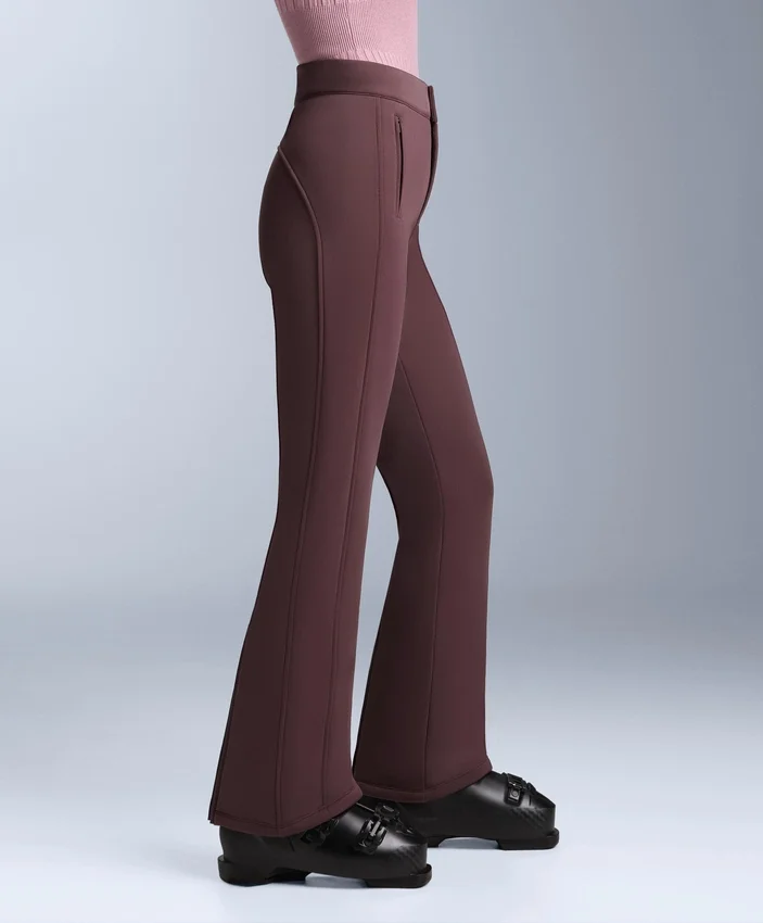 Pantalones de esquí elásticos acampanados y resistentes al agua Pantalones de esquí elásticos acampanados y resistentes al agua