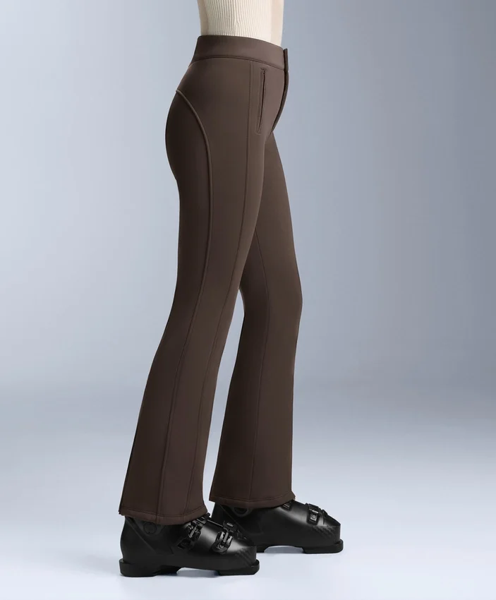 Pantalones de esquí elásticos acampanados y resistentes al agua Pantalones de esquí elásticos acampanados y resistentes al agua