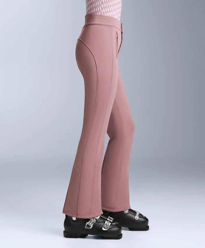 Pantalones de esquí elásticos acampanados y resistentes al agua Pantalones de esquí elásticos acampanados y resistentes al agua