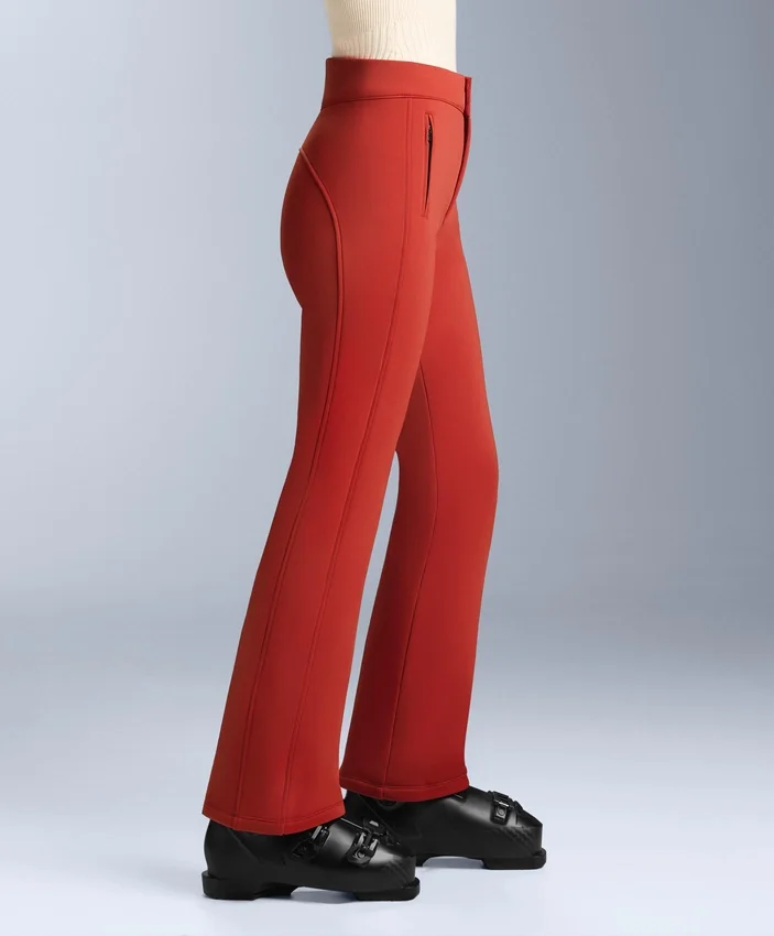Pantalones de esquí elásticos acampanados y resistentes al agua Pantalones de esquí elásticos acampanados y resistentes al agua