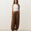 Pantalones de estilo globo 100 % algodón