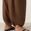Pantalones de estilo globo 100 % algodón