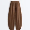 Pantalones de estilo globo 100 % algodón