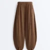 Pantalones de estilo globo 100 % algodón