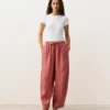 Pantalones de globo 100 % lino Pantalones de globo 100 % lino