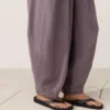 Pantalones de globo 100 % lino
