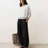 Pantalones de globo 100 % lino