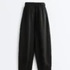 Pantalones de globo 100 % lino