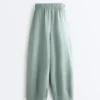 Pantalones de globo 100 % lino Pantalones de globo 100 % lino