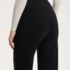 Pantalones de maternidad cálidos de corte recto
