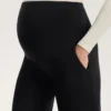 Pantalones de maternidad cálidos de corte recto