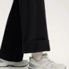 Pantalones de maternidad cálidos de corte recto