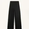Pantalones de maternidad cálidos de corte recto