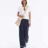 Pantalones de modal Soft Touch con detalle de rayas marineras