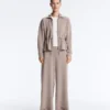Pantalones de pierna ancha a rayas con modal Soft Touch