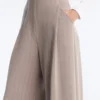 Pantalones de pierna ancha a rayas con modal Soft Touch