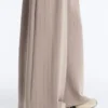 Pantalones de pierna ancha a rayas con modal Soft Touch